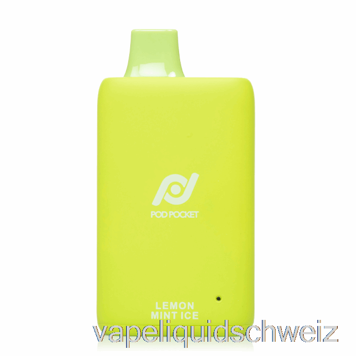 Pod Pocket 7500 Einweg-Zitronen-Minze-Eis-Vape-Liquid E-Liquid Schweiz